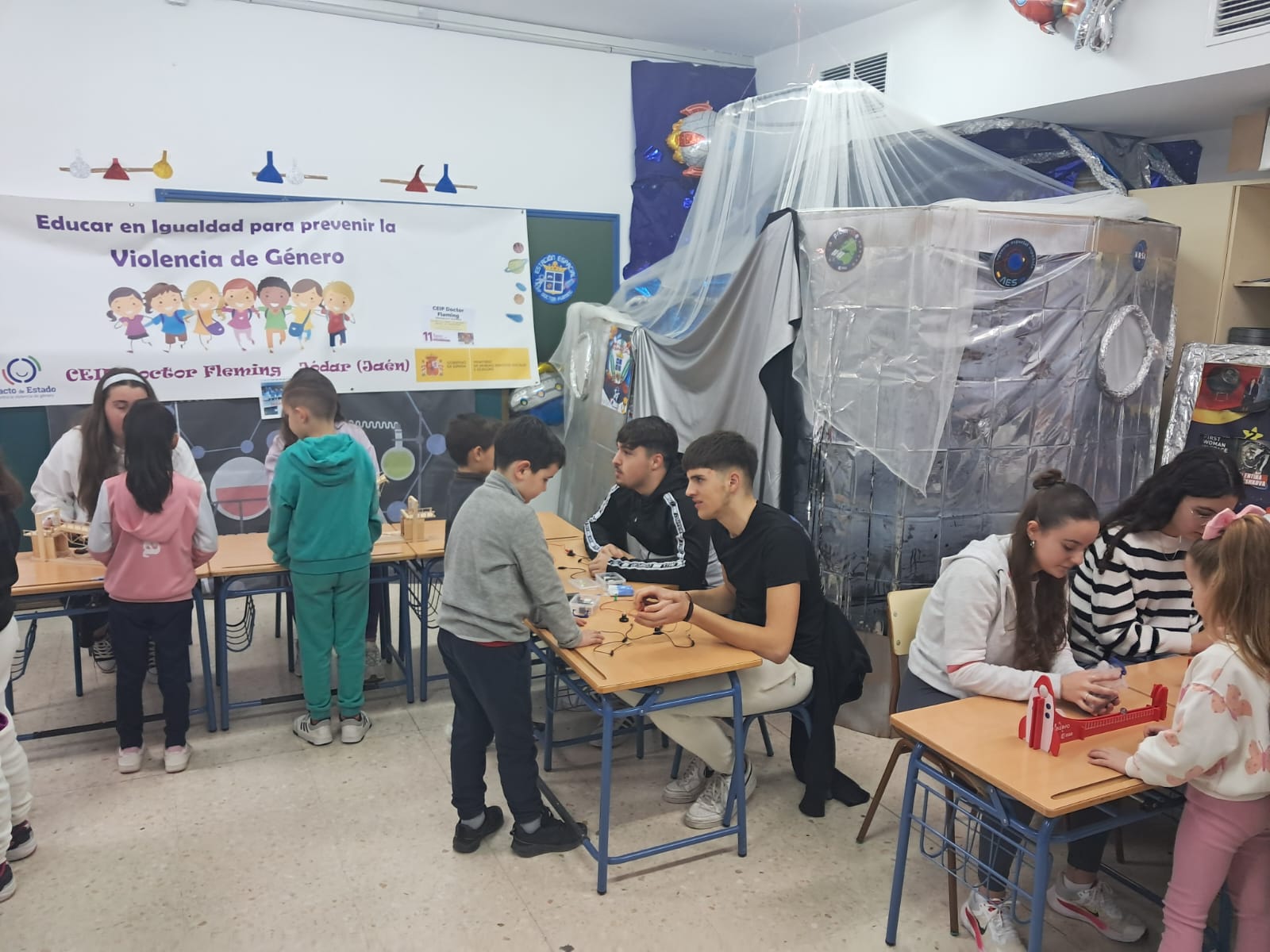 Día de la Mujer y la Niña en la Ciencia en el CEIP Dr. Fleming